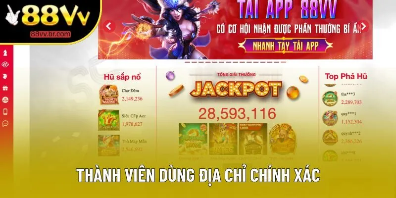 Thành viên dùng địa chỉ chính xác Thành viên dùng địa chỉ chính xác